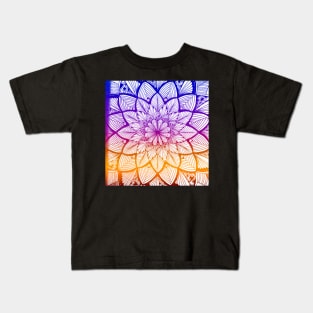 Rainbow Sunflower Kids T-Shirt